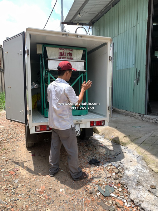 bàn giao máy sàng inox