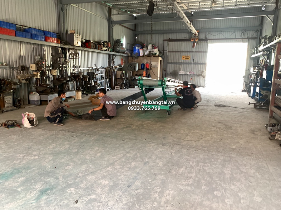 thi cong noi dau day cao su bang tai