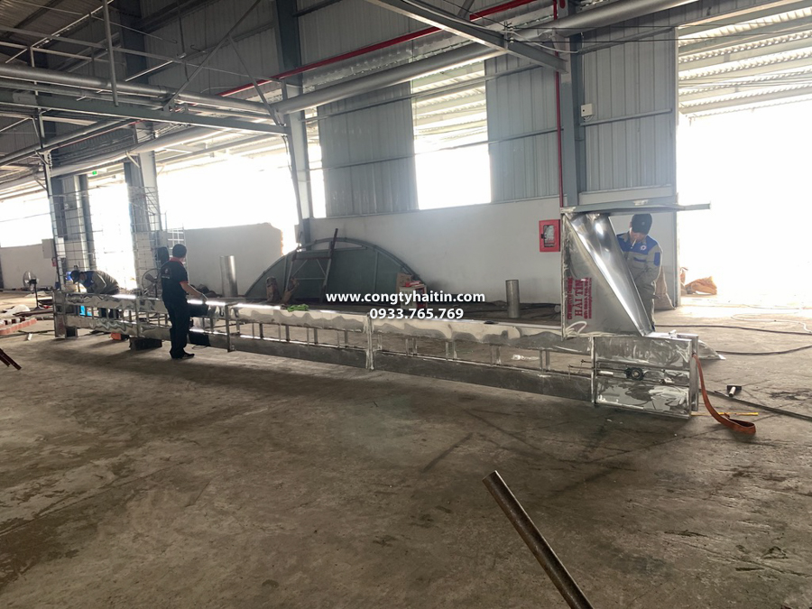 thi công lắp đặt gầu tải