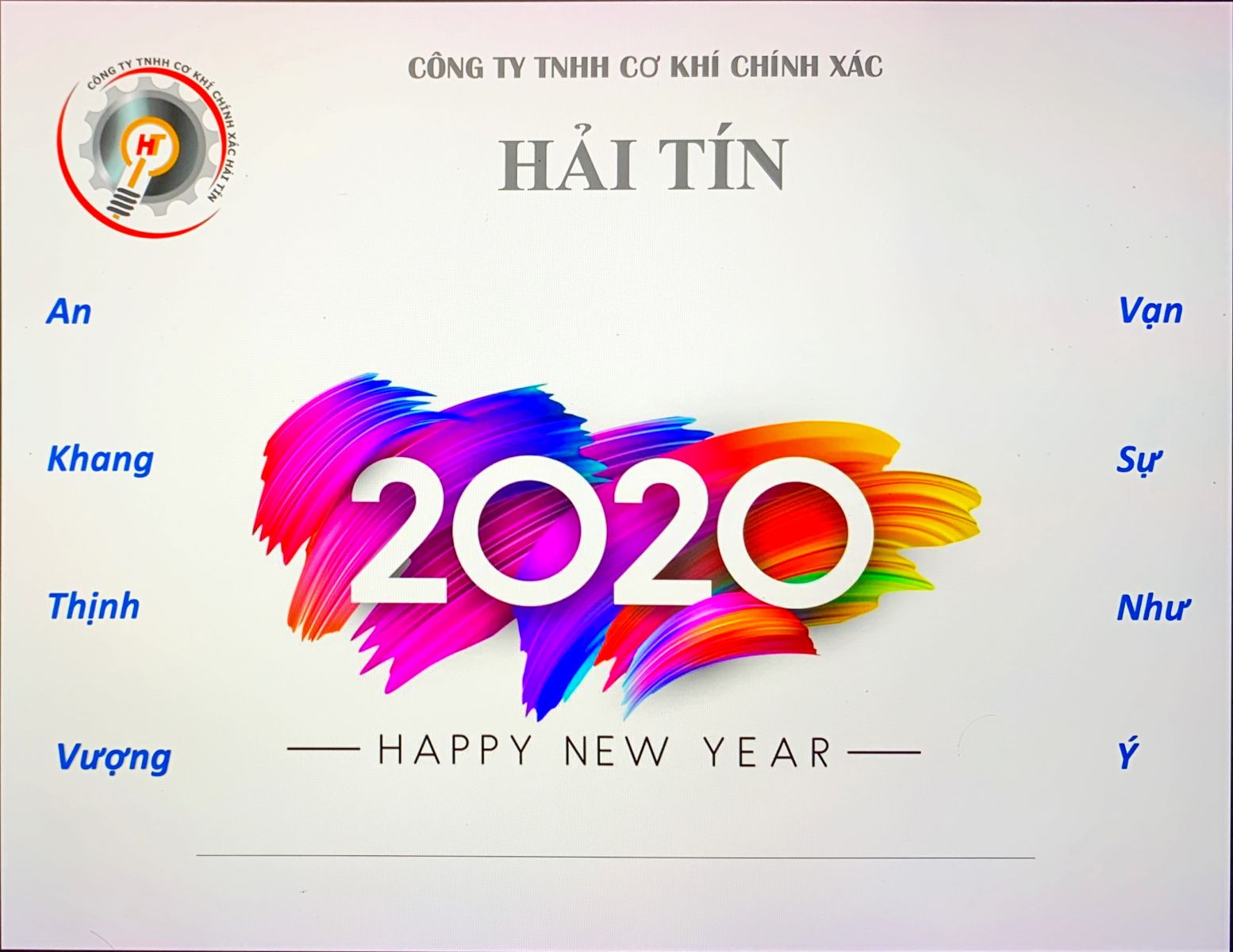 Happy New Year 2020 !