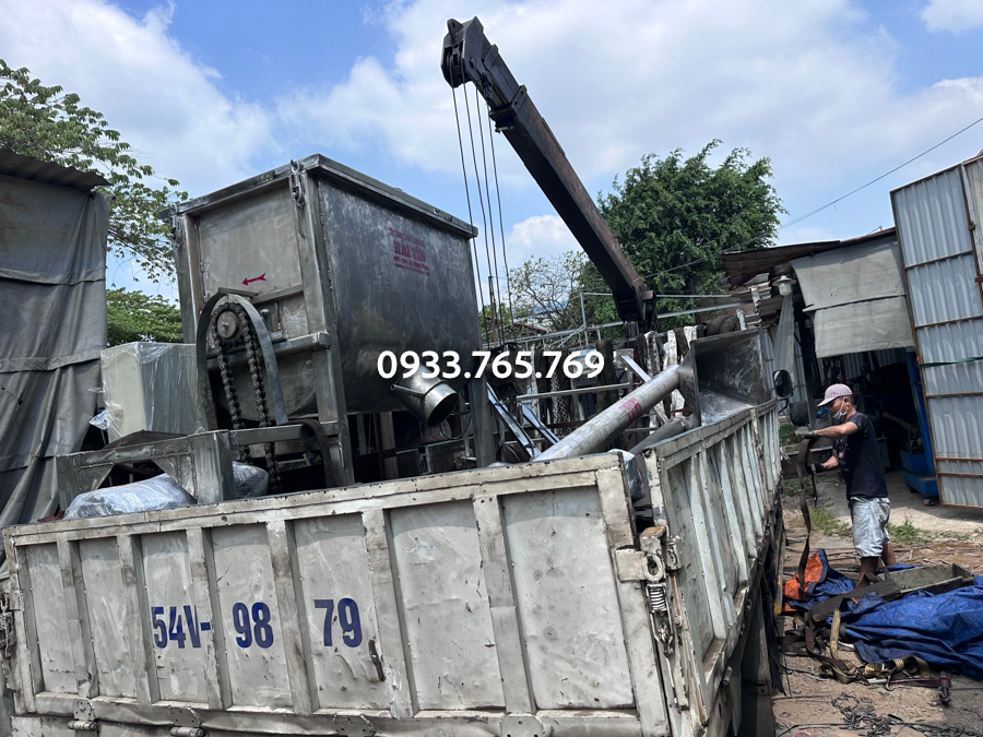 len duong lap dat day chuyen may tron dau ca