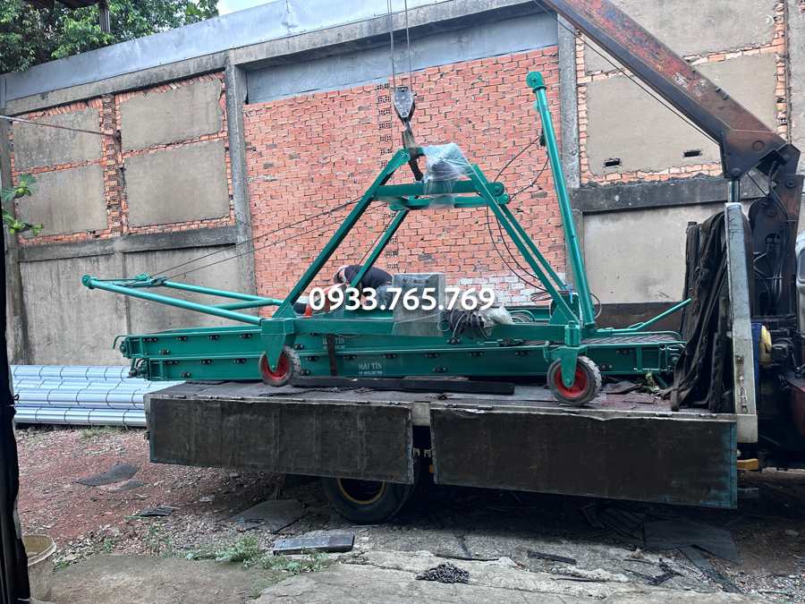 len xe di ban giao bang tai canh buom 10m