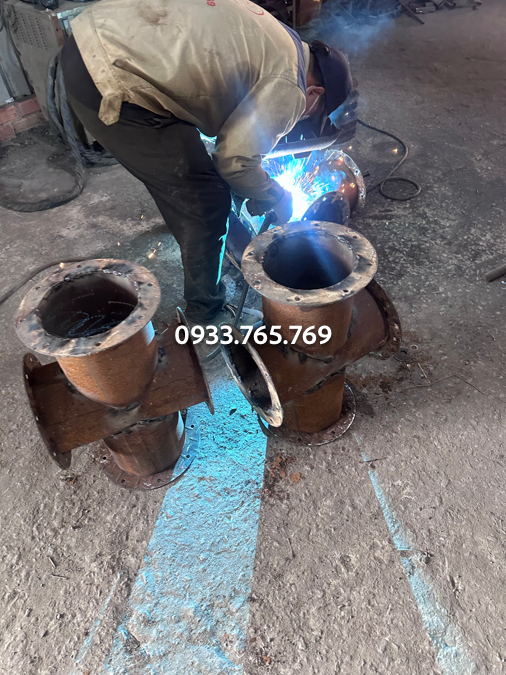 thi công 03 van xả kin